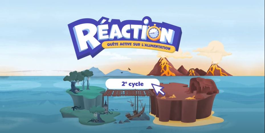 Réaction - Quête active sur l'alimentation - 2e cycle